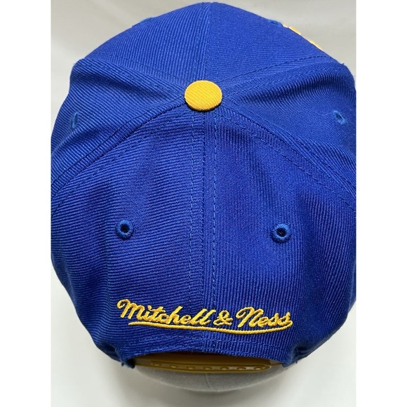NEW Golden State Warriors Mitchell & Ness Snapback Cropped Logo Hat Cap - Picture 6 of 9